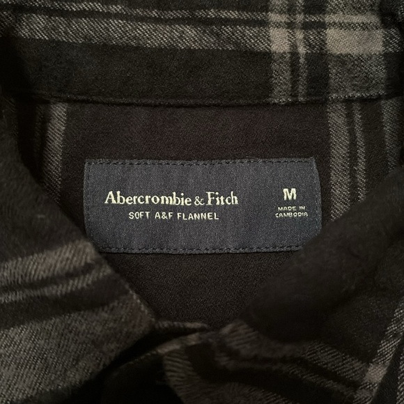 Abercrombie & Fitch Flannel Shirt Size M - Picture 3 of 4